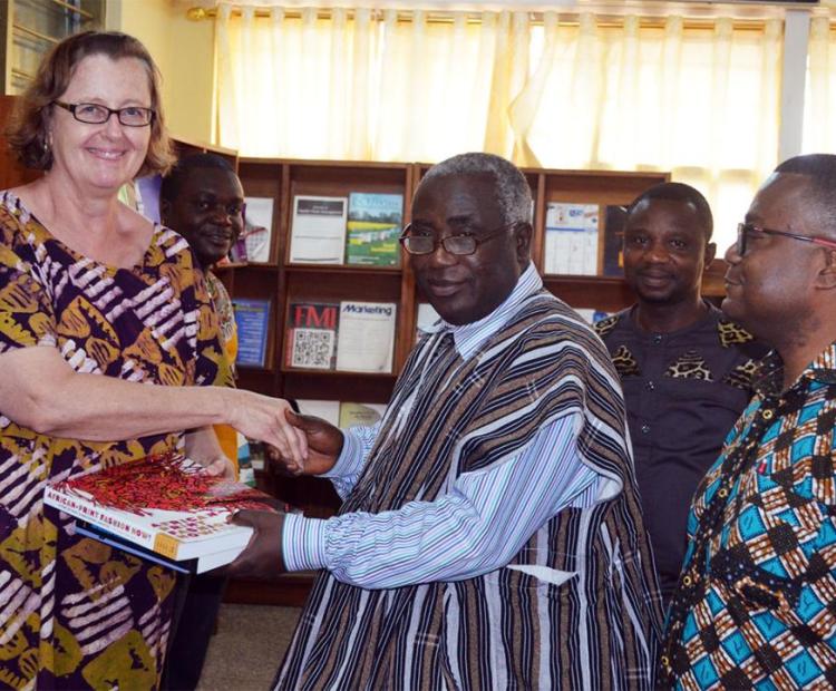 Equiping KsTU Library - Books donated by Dr. suzanne Gott