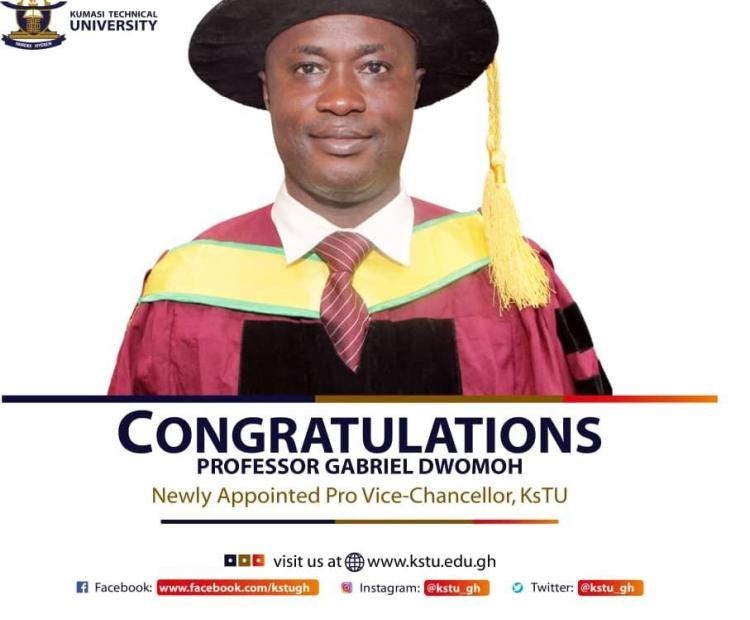 Outdooring the new Pro Vice-Chancellor of KsTU