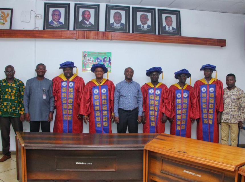 SPECIAL ACADEMIC GOWNS UNVEILED FOR KsTU DEANS AND DIRECTORS: A MARK OF ACADEMIC EXCELLENCE