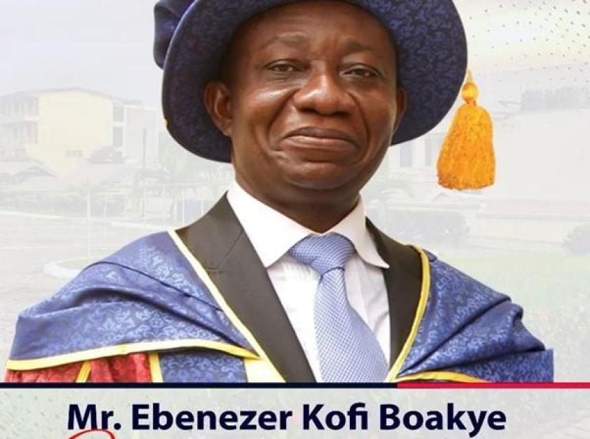 MR. EBENEZER KOFI BOAKYE REAPPOINTED AS REGISTRAR