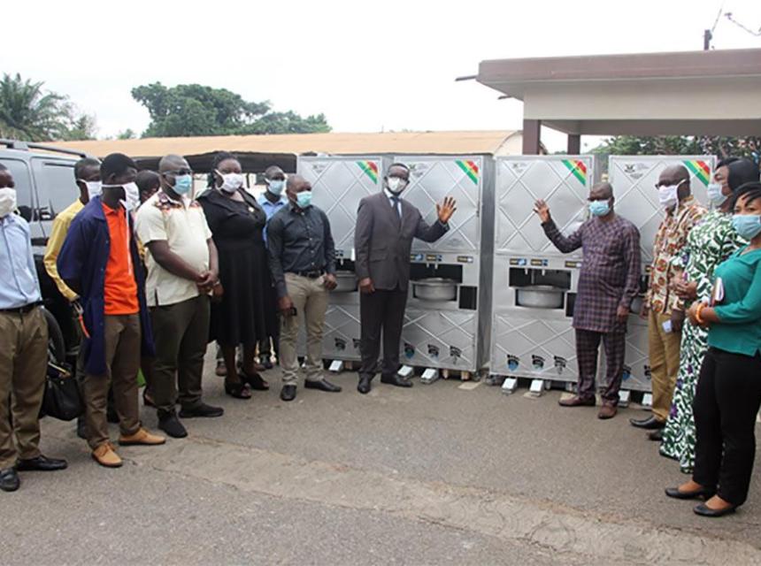 KsTU Donates Foot-Operated-Hand-Washing-Machines