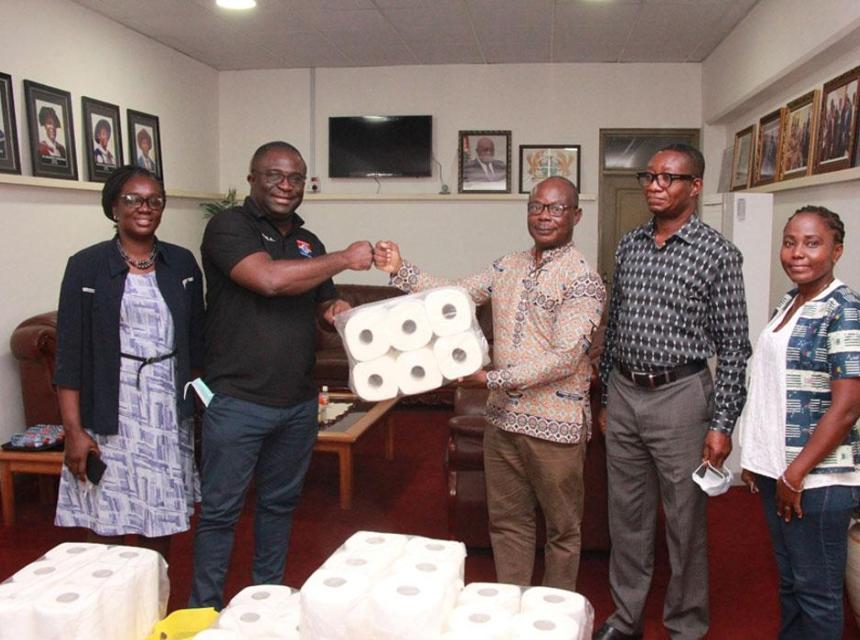 MP for Subin Constituency Donates PPE to Kumasi Technical University