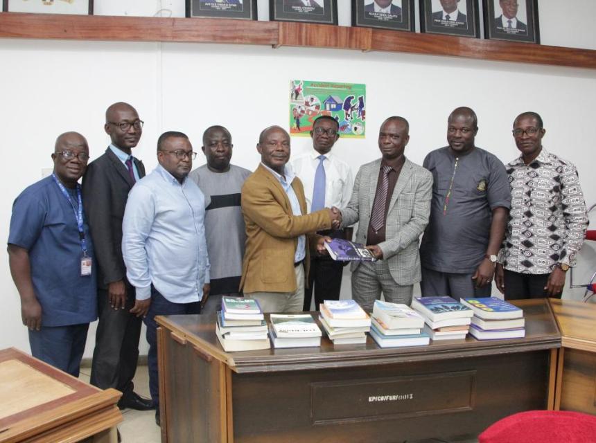 Former VC donates books to the University Library