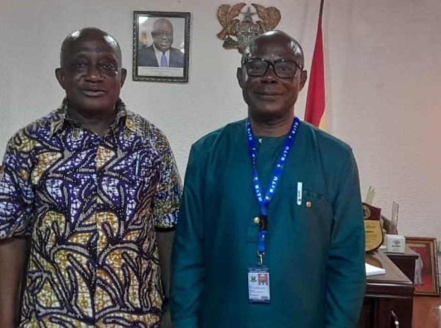 The Vice-Chancellor of KsTU Pays a Working Visit to the Ashanti Regional Minister