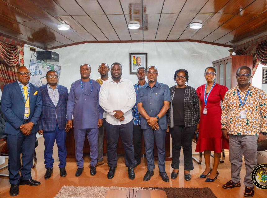 KsTU Management Pays Courtesy Call on Newly Appointed Ashanti Regional Minister